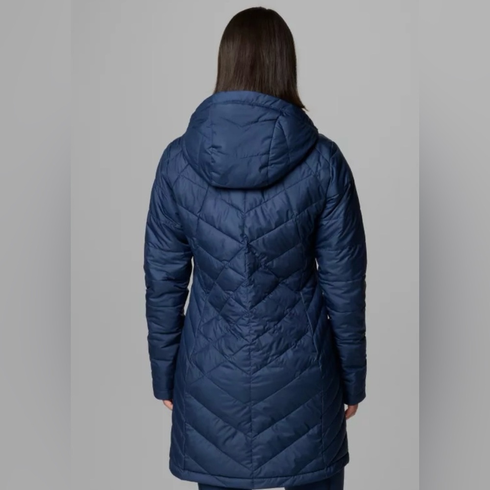 Columbia Women's Deep Blue Quilted Puffer Coat - Picture 2 of 6